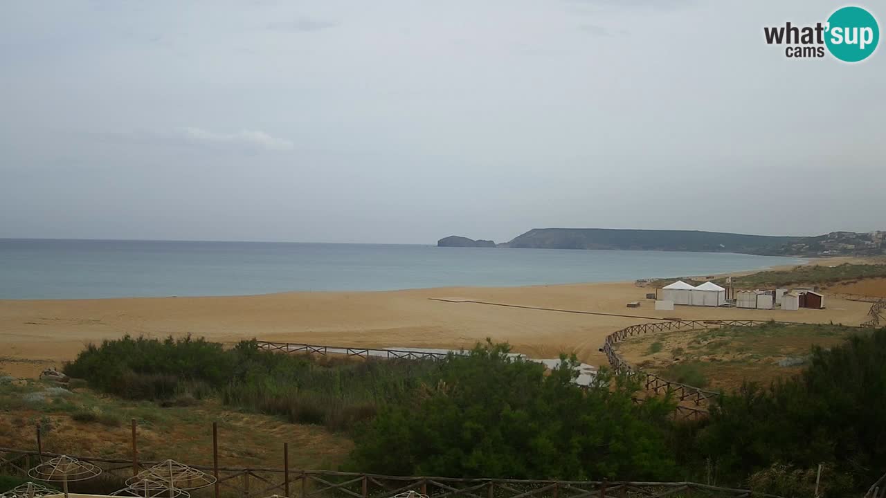 Webcam Torre dei Corsari – Vista live sulla spiaggia da Punta Usai