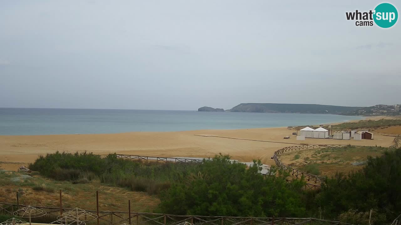 Cámara web Torre dei Corsari – Vista en directo de la playa desde Punta Usai
