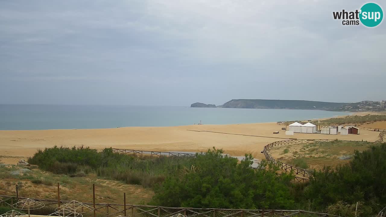 Webcam Torre dei Corsari – Vista live sulla spiaggia da Punta Usai