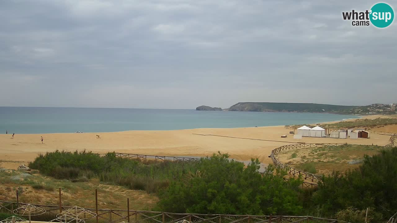 Cámara web Torre dei Corsari – Vista en directo de la playa desde Punta Usai