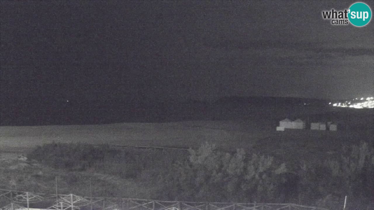 Cámara web Torre dei Corsari – Vista en directo de la playa desde Punta Usai
