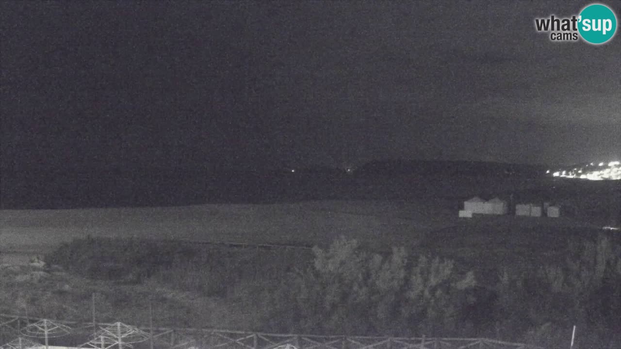 Webcam Torre dei Corsari – Vista live sulla spiaggia da Punta Usai