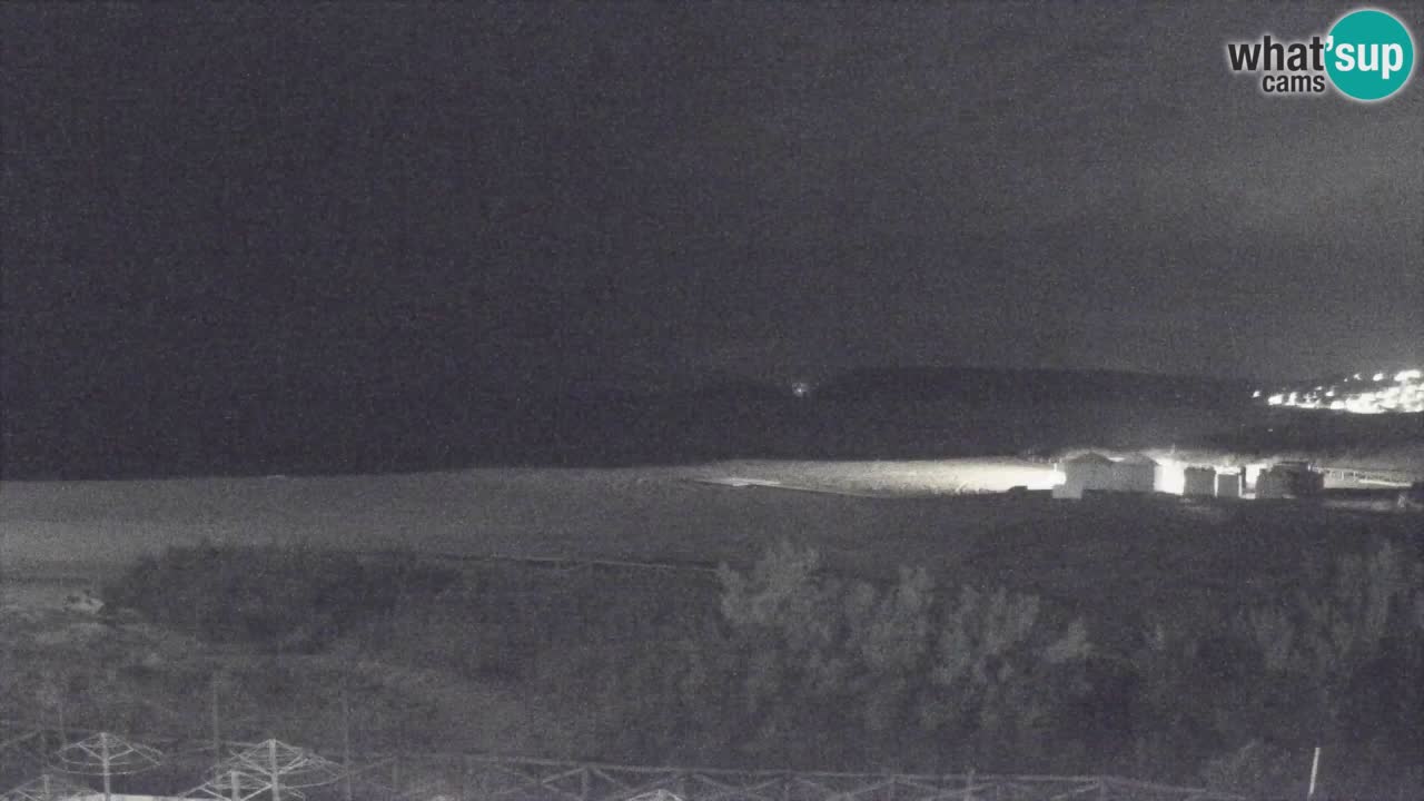 Cámara web Torre dei Corsari – Vista en directo de la playa desde Punta Usai