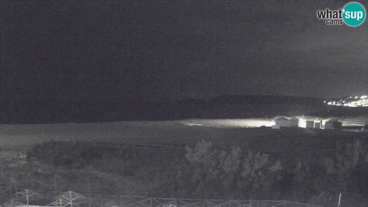 Webcam Torre dei Corsari – Liveblick auf den Strand von Punta Usai
