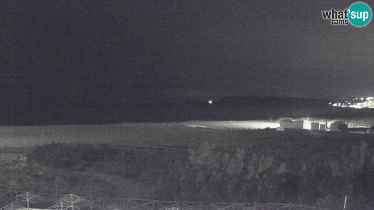 Web kamera Torre dei Corsari – Pogled uživo na plažu s Punta Usai