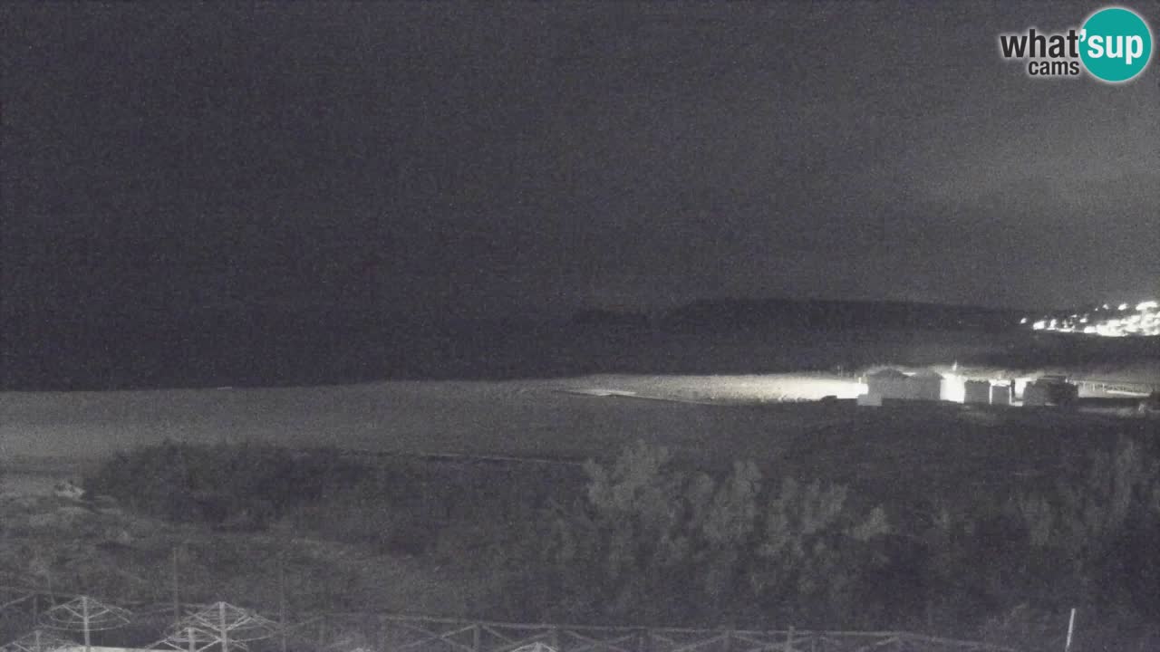 Webcam Torre dei Corsari – Vista live sulla spiaggia da Punta Usai
