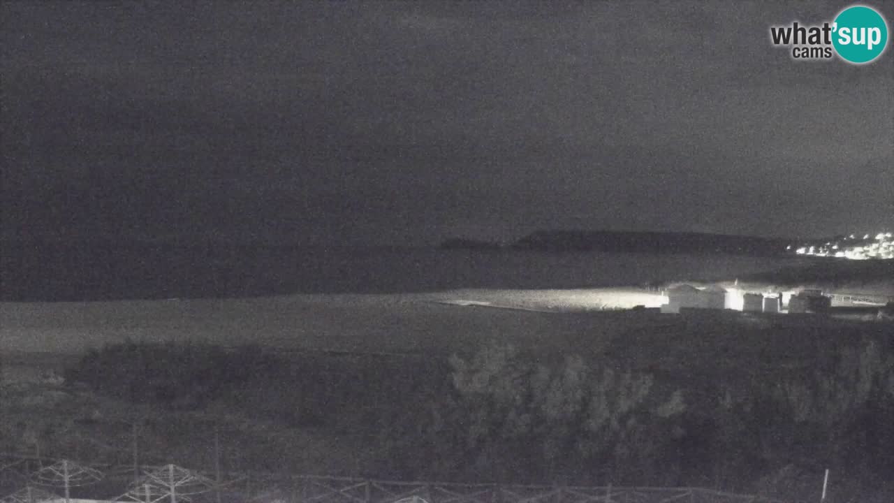 Cámara web Torre dei Corsari – Vista en directo de la playa desde Punta Usai