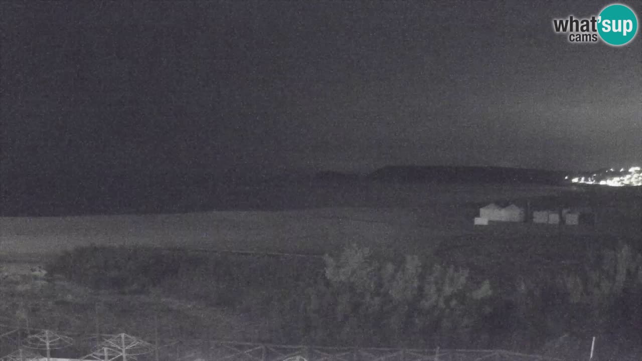 Webcam Torre dei Corsari – Liveblick auf den Strand von Punta Usai