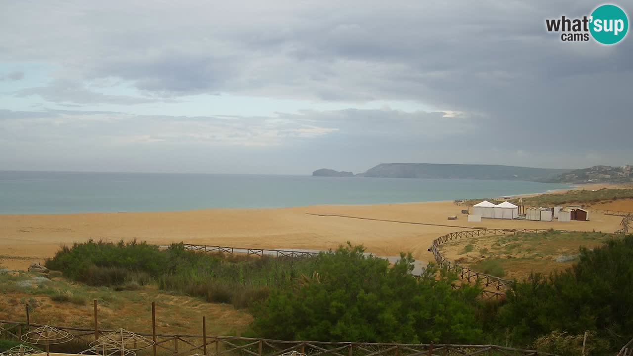 Web kamera Torre dei Corsari – Pogled uživo na plažu s Punta Usai