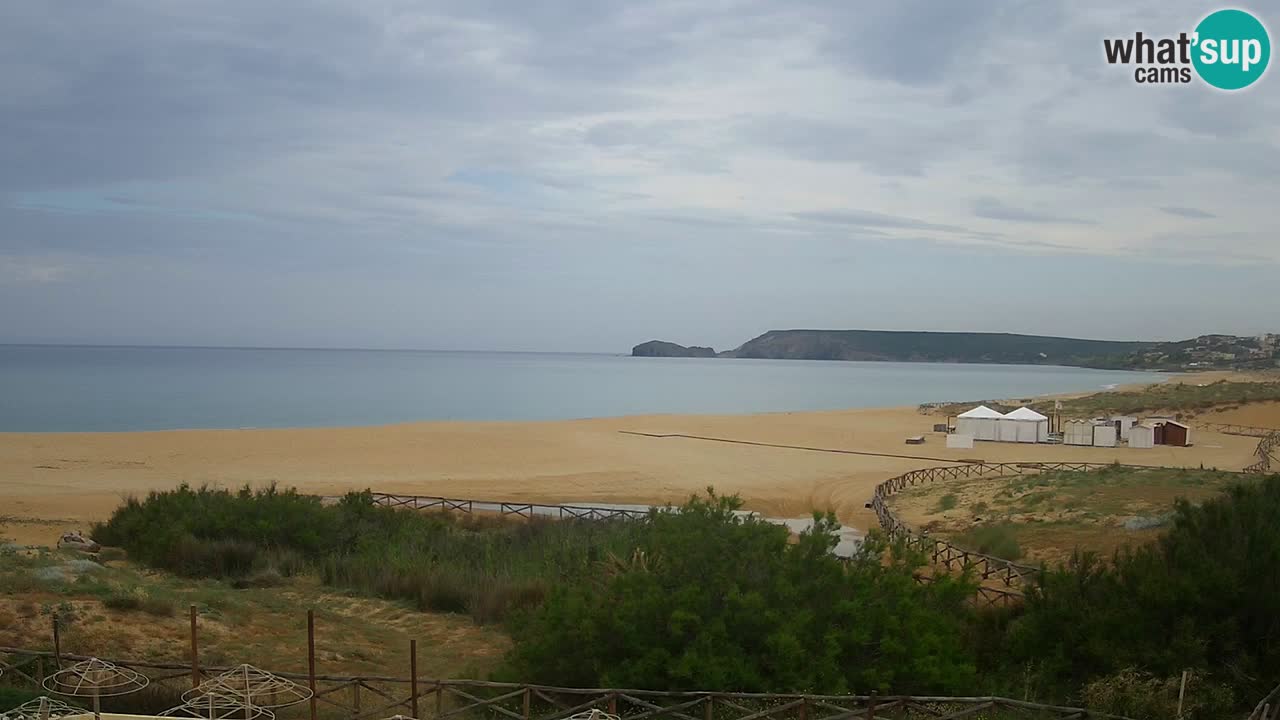 Web kamera Torre dei Corsari – Pogled uživo na plažu s Punta Usai