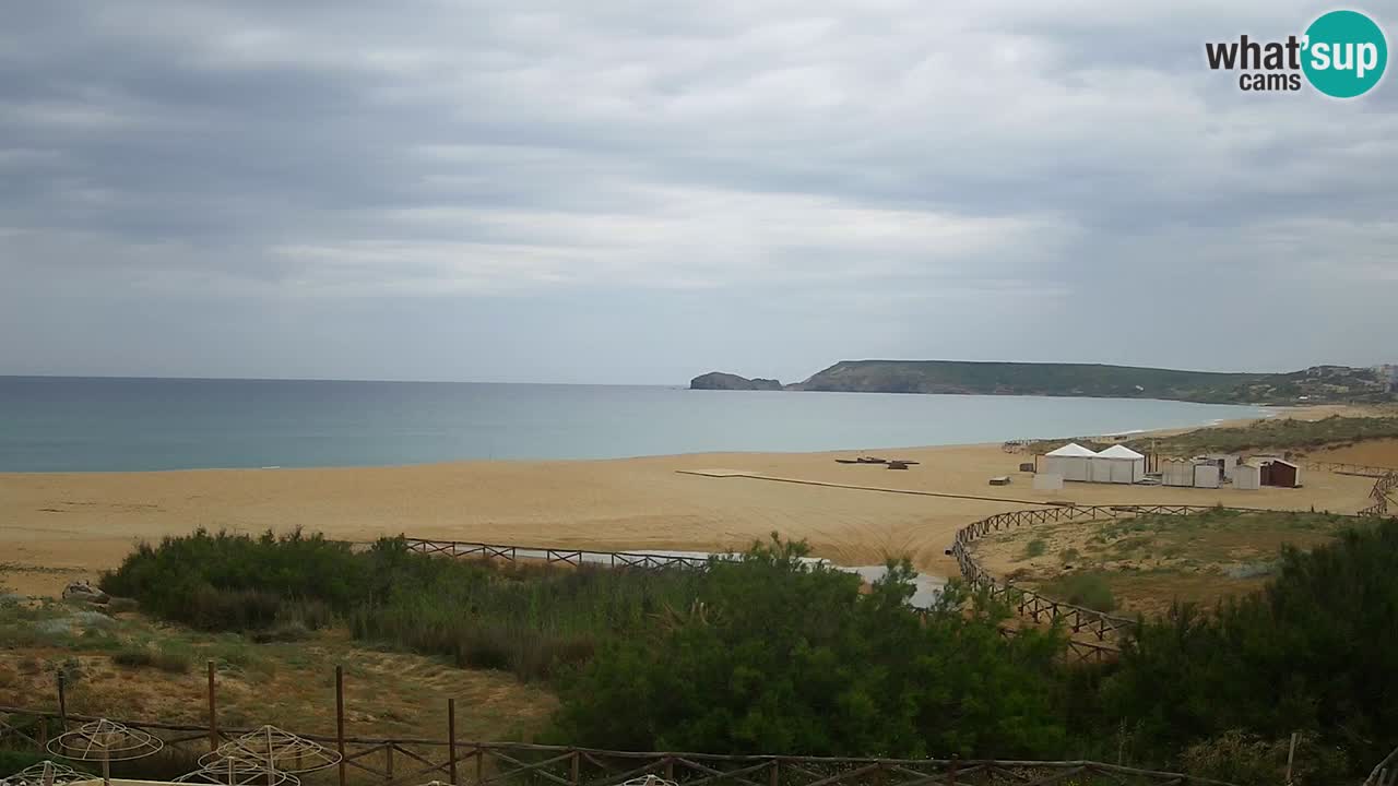 Web kamera Torre dei Corsari – Pogled uživo na plažu s Punta Usai