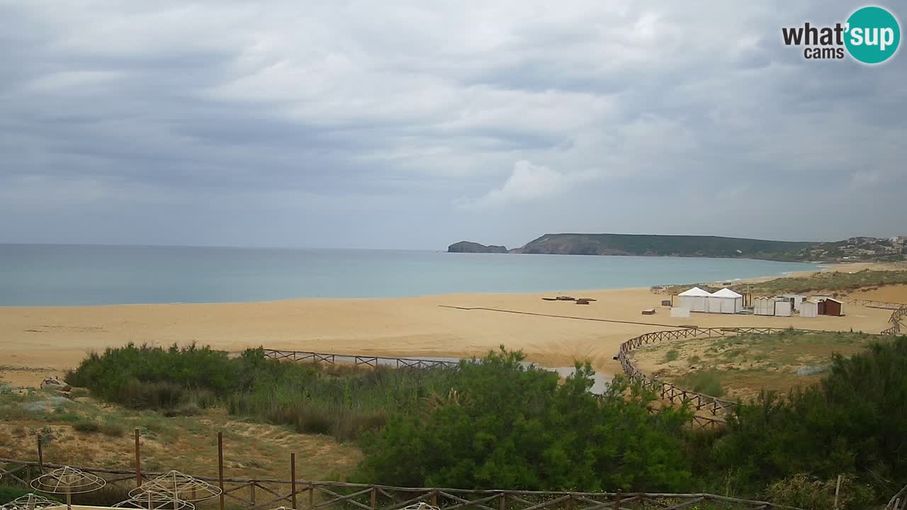 Spletna kamera Torre dei Corsari – Pogled v živo na plažo s Punta Usai