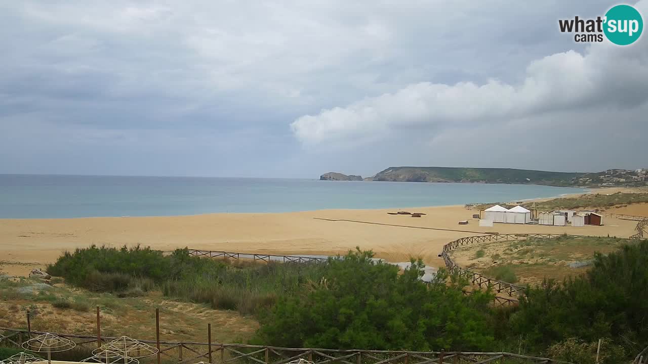 Cámara web Torre dei Corsari – Vista en directo de la playa desde Punta Usai