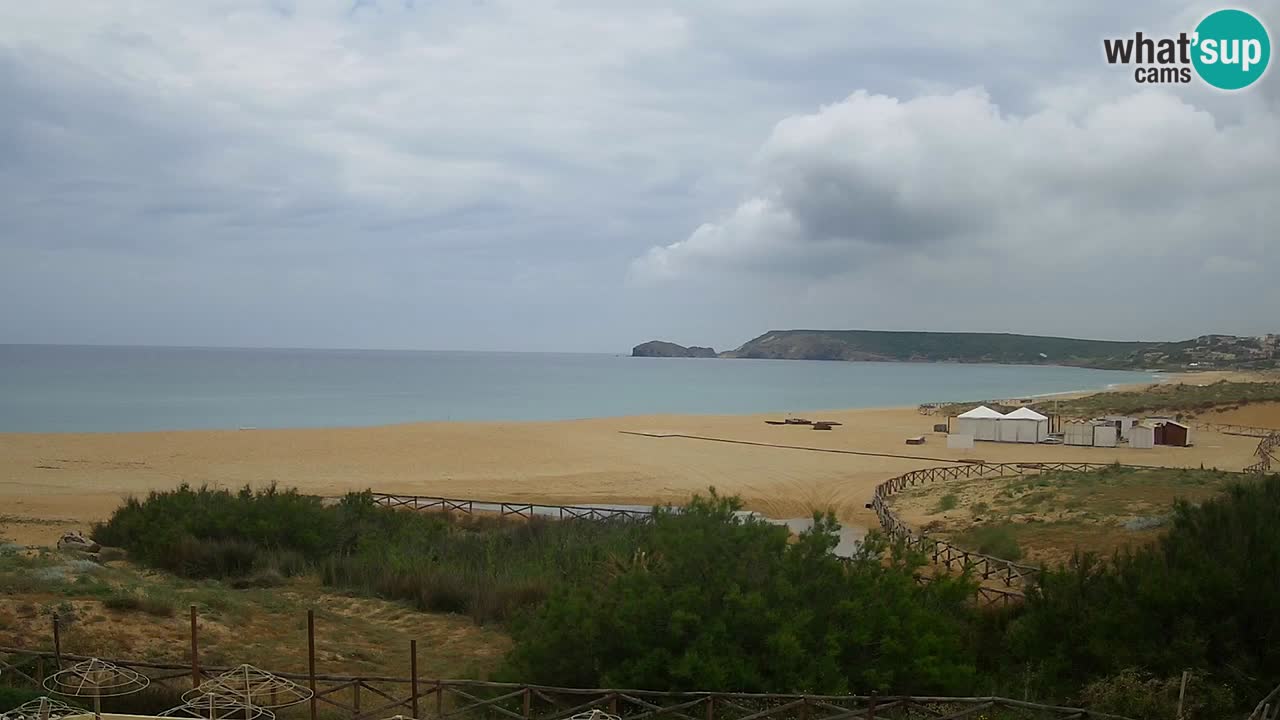Cámara web Torre dei Corsari – Vista en directo de la playa desde Punta Usai