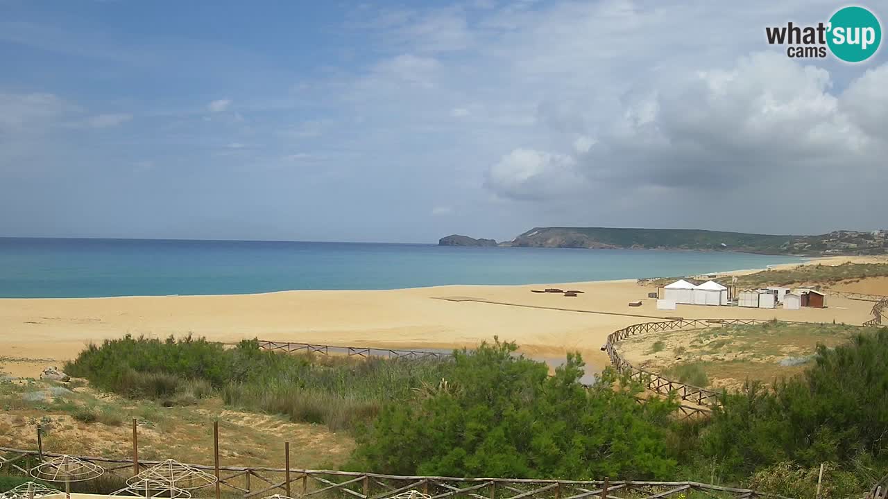 Webcam Torre dei Corsari – Vista live sulla spiaggia da Punta Usai