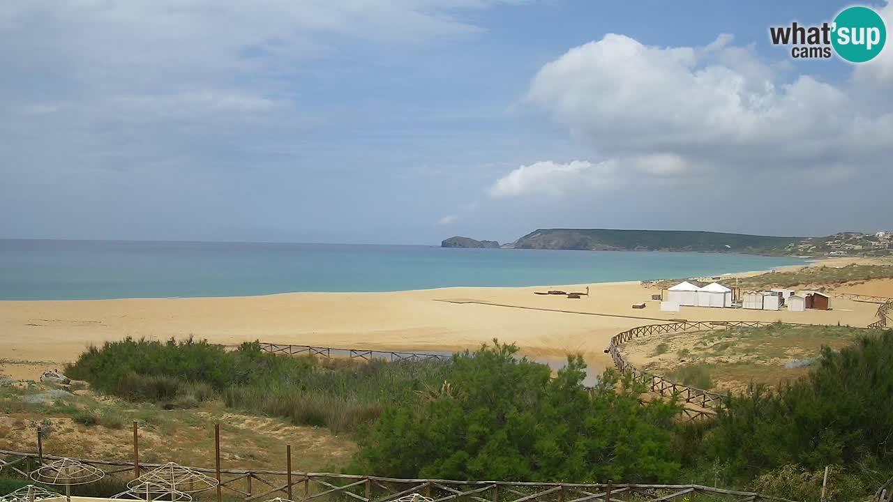 Webcam Torre dei Corsari – Live Beach View from Punta Usai