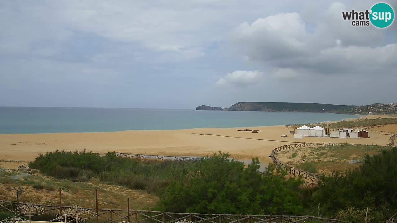 Webcam Torre dei Corsari – Vue en direct sur la plage depuis Punta Usai