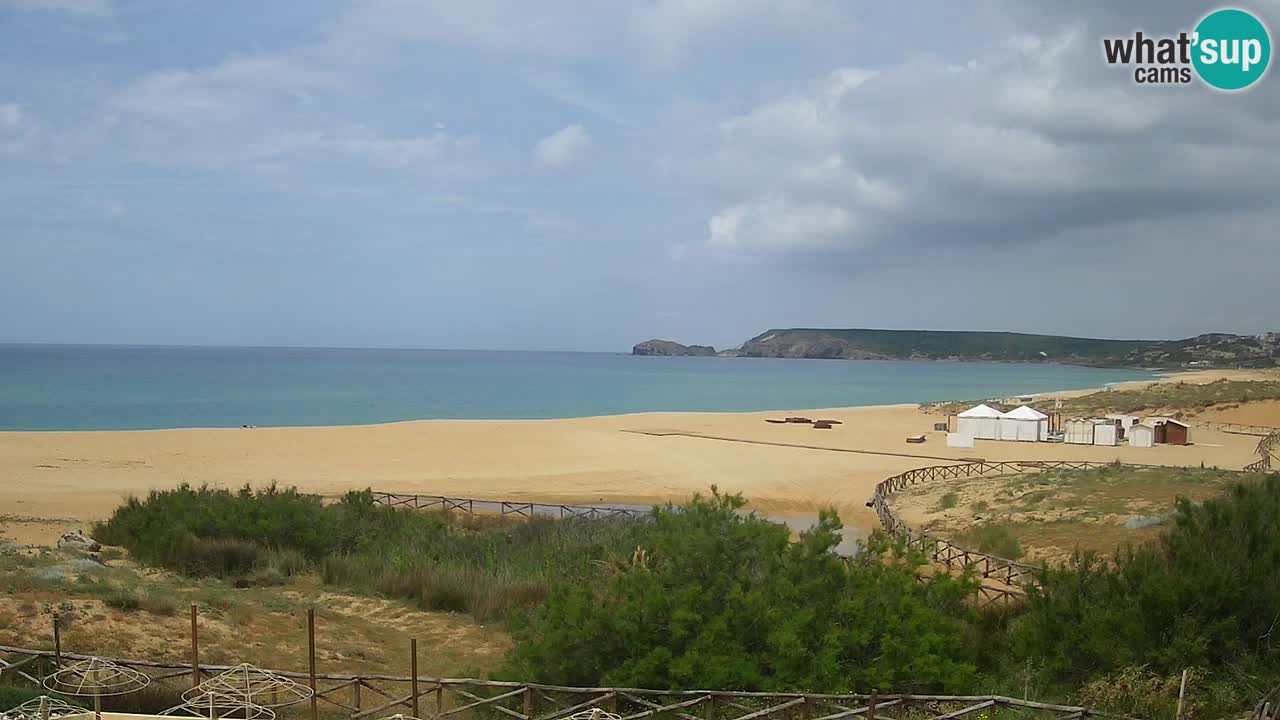 Webcam Torre dei Corsari – Vista live sulla spiaggia da Punta Usai