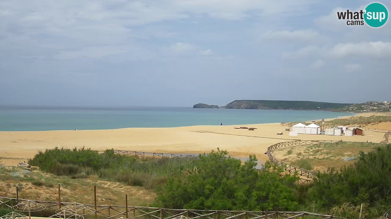 Webcam Torre dei Corsari – Vista live sulla spiaggia da Punta Usai