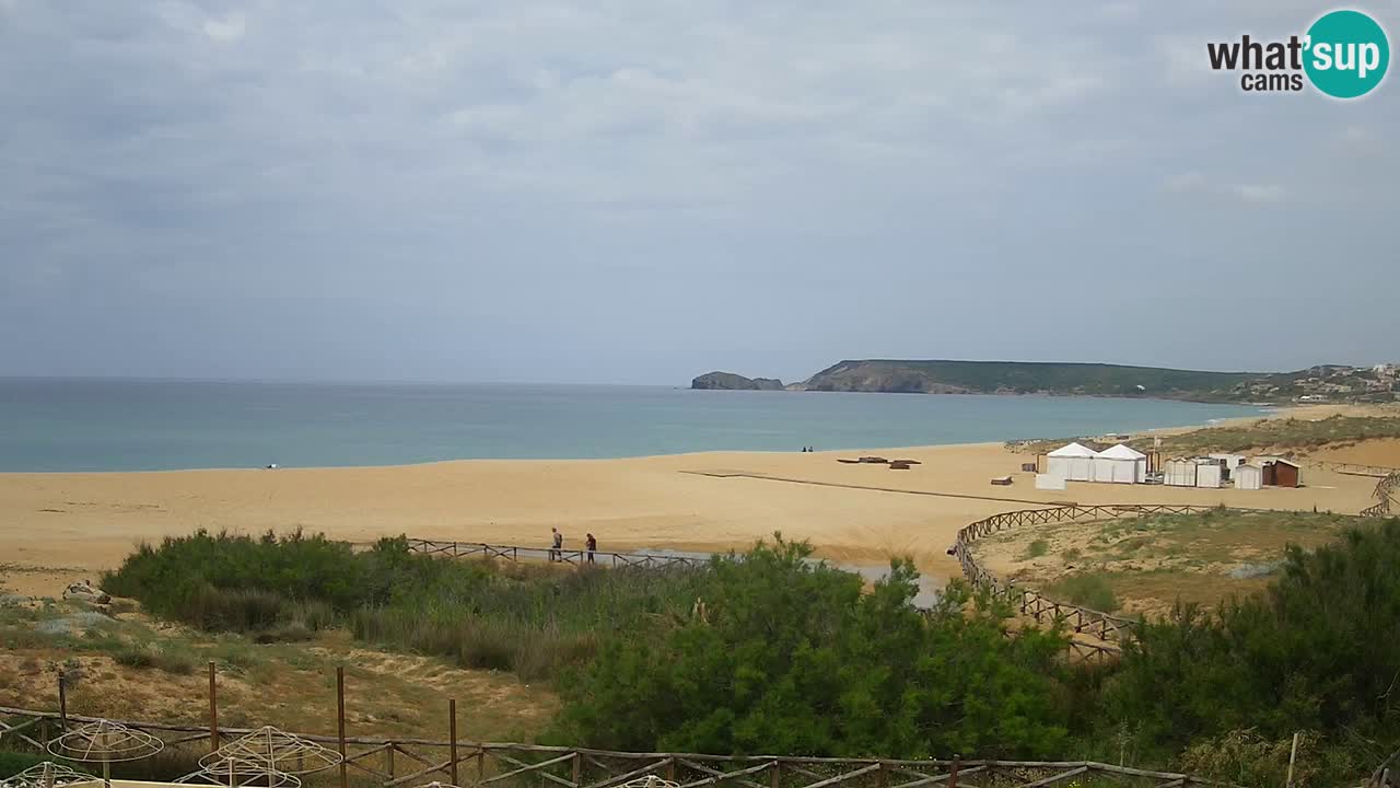 Webcam Torre dei Corsari – Vista live sulla spiaggia da Punta Usai