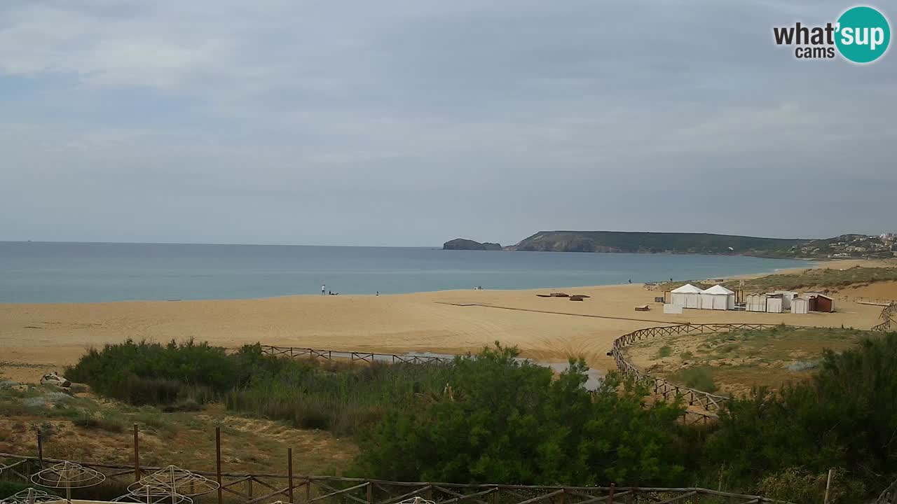 Webcam Torre dei Corsari – Liveblick auf den Strand von Punta Usai