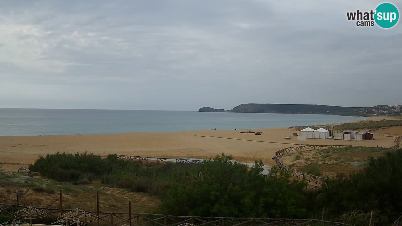 Cámara web Torre dei Corsari – Vista en directo de la playa desde Punta Usai