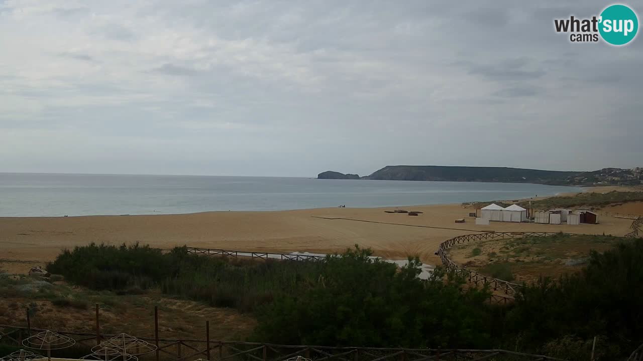 Webcam Torre dei Corsari – Vista live sulla spiaggia da Punta Usai