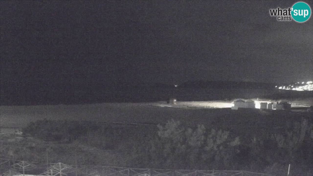 Webcam Torre dei Corsari – Vue en direct sur la plage depuis Punta Usai