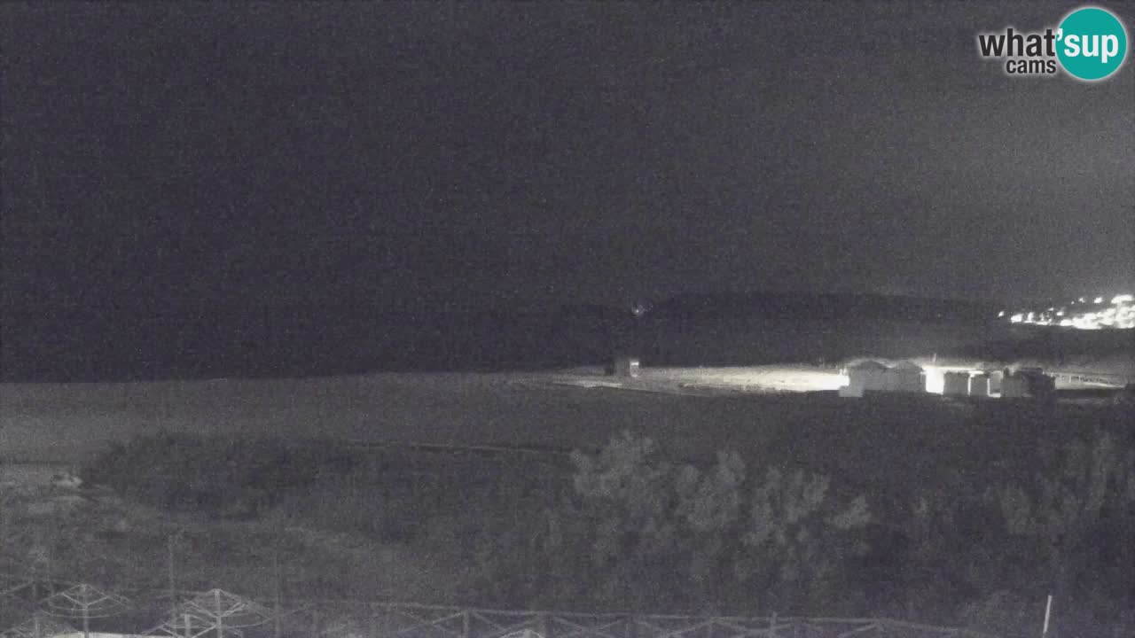 Webcam Torre dei Corsari – Liveblick auf den Strand von Punta Usai