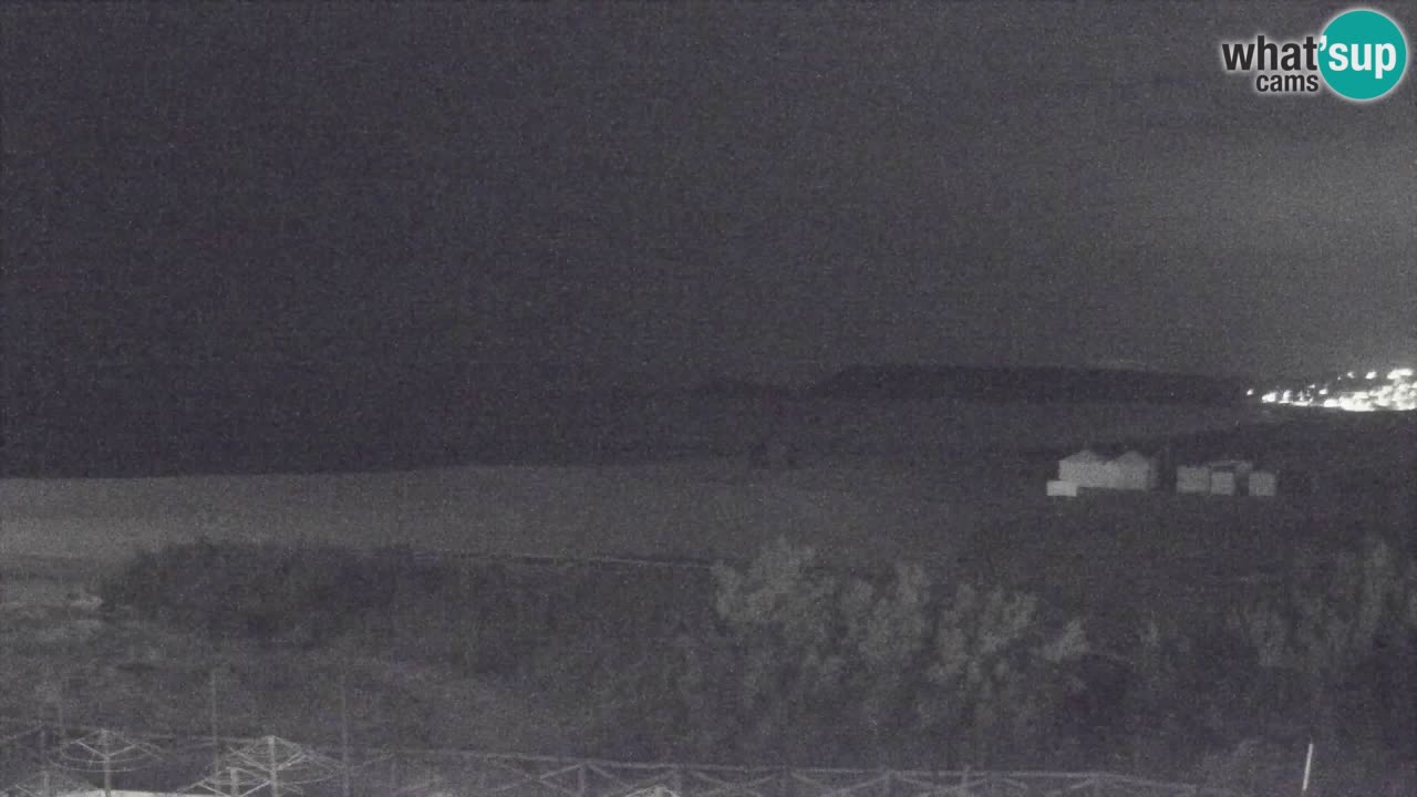 Webcam Torre dei Corsari – Vue en direct sur la plage depuis Punta Usai