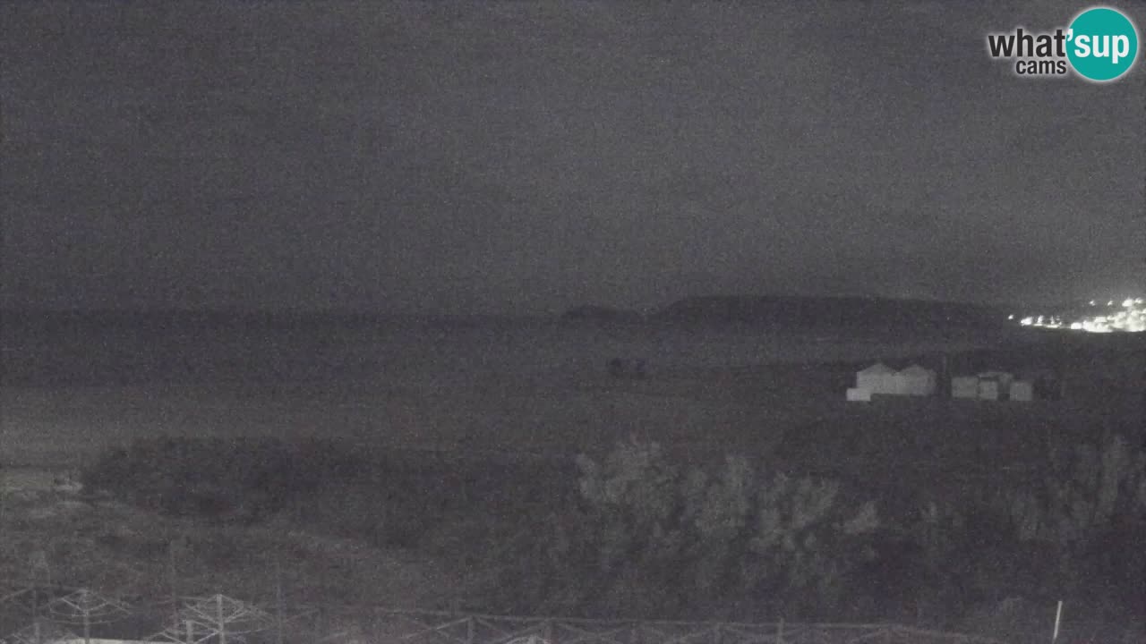 Cámara web Torre dei Corsari – Vista en directo de la playa desde Punta Usai