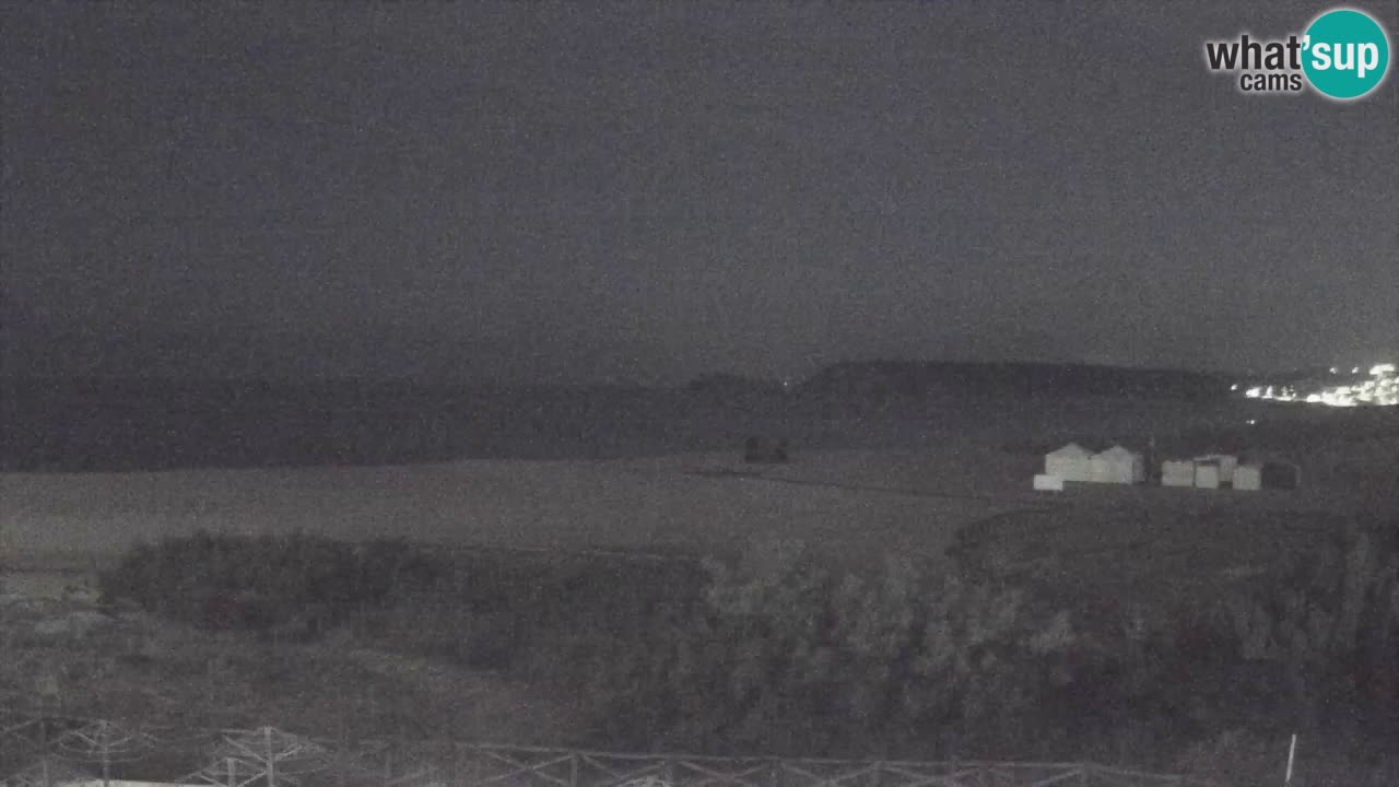 Cámara web Torre dei Corsari – Vista en directo de la playa desde Punta Usai