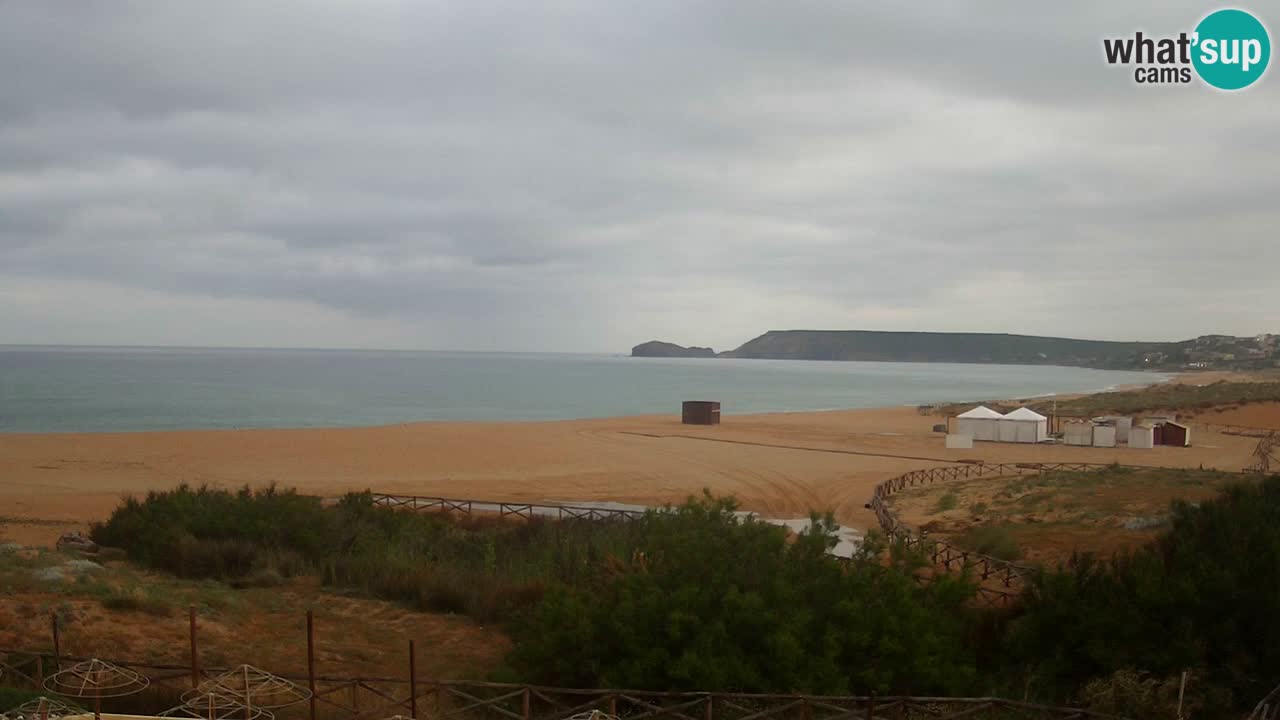 Webcam Torre dei Corsari – Vista live sulla spiaggia da Punta Usai