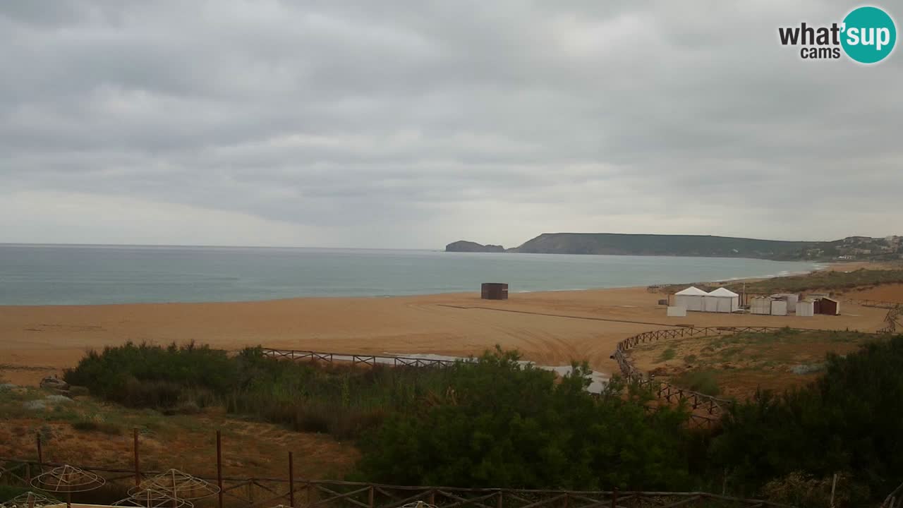 Cámara web Torre dei Corsari – Vista en directo de la playa desde Punta Usai