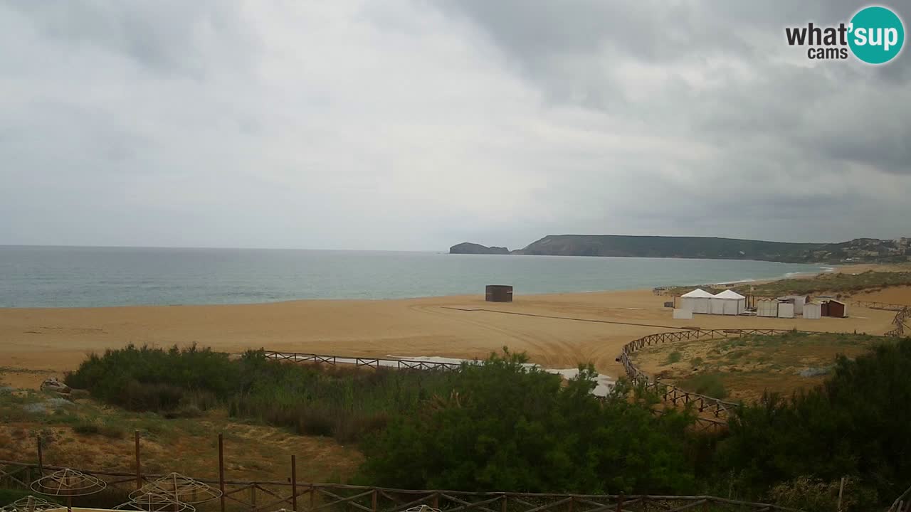 Webcam Torre dei Corsari – Vista live sulla spiaggia da Punta Usai