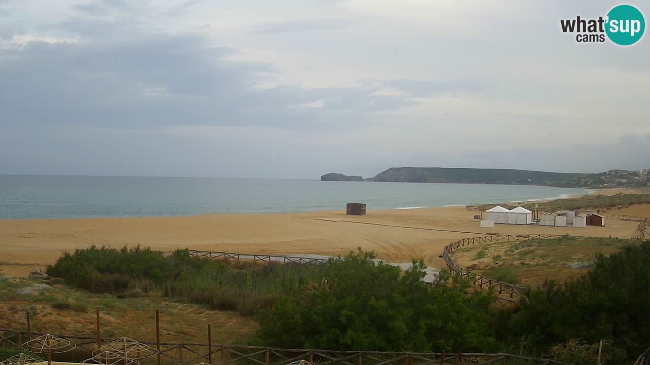 Webcam Torre dei Corsari – Vue en direct sur la plage depuis Punta Usai
