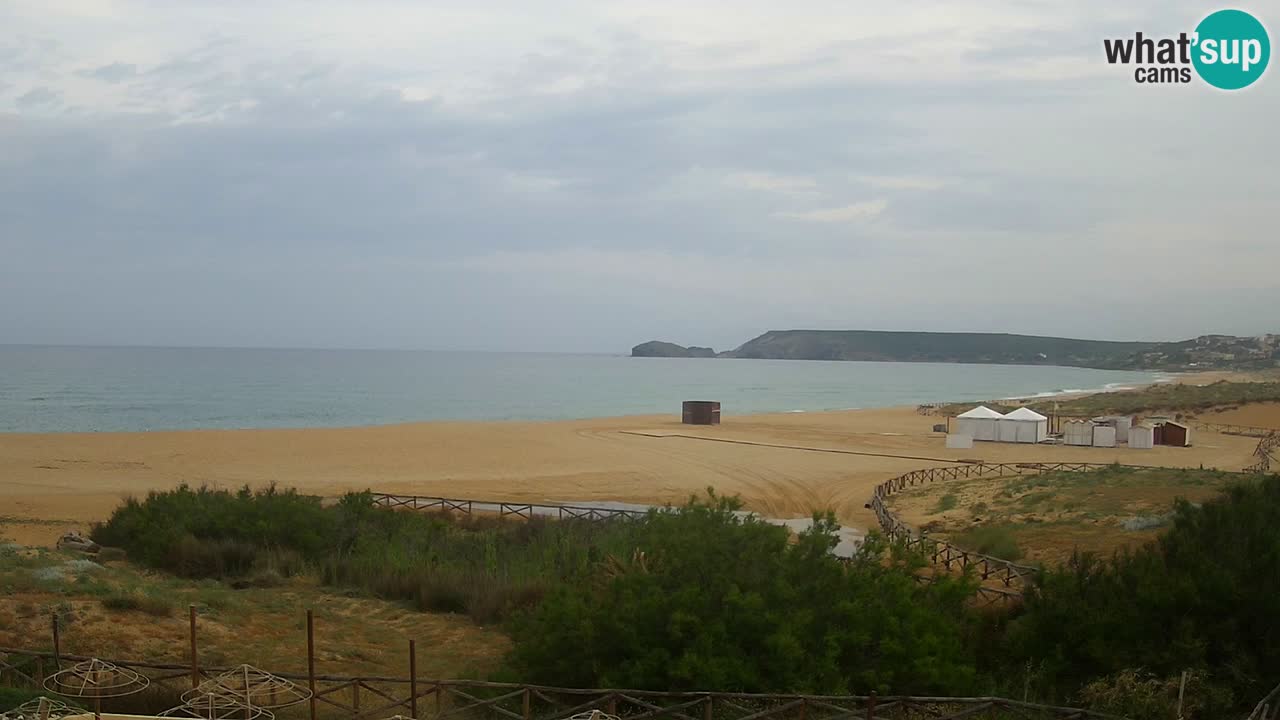 Cámara web Torre dei Corsari – Vista en directo de la playa desde Punta Usai