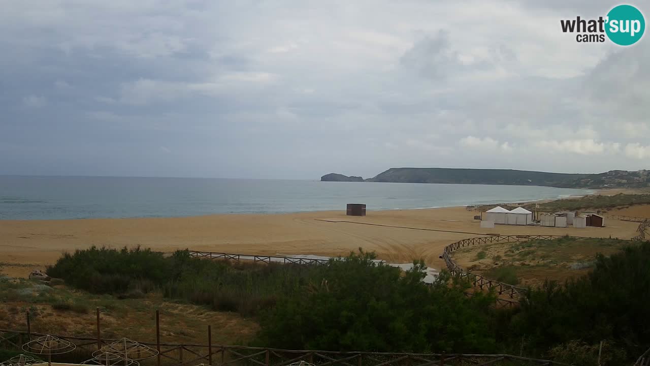 Cámara web Torre dei Corsari – Vista en directo de la playa desde Punta Usai