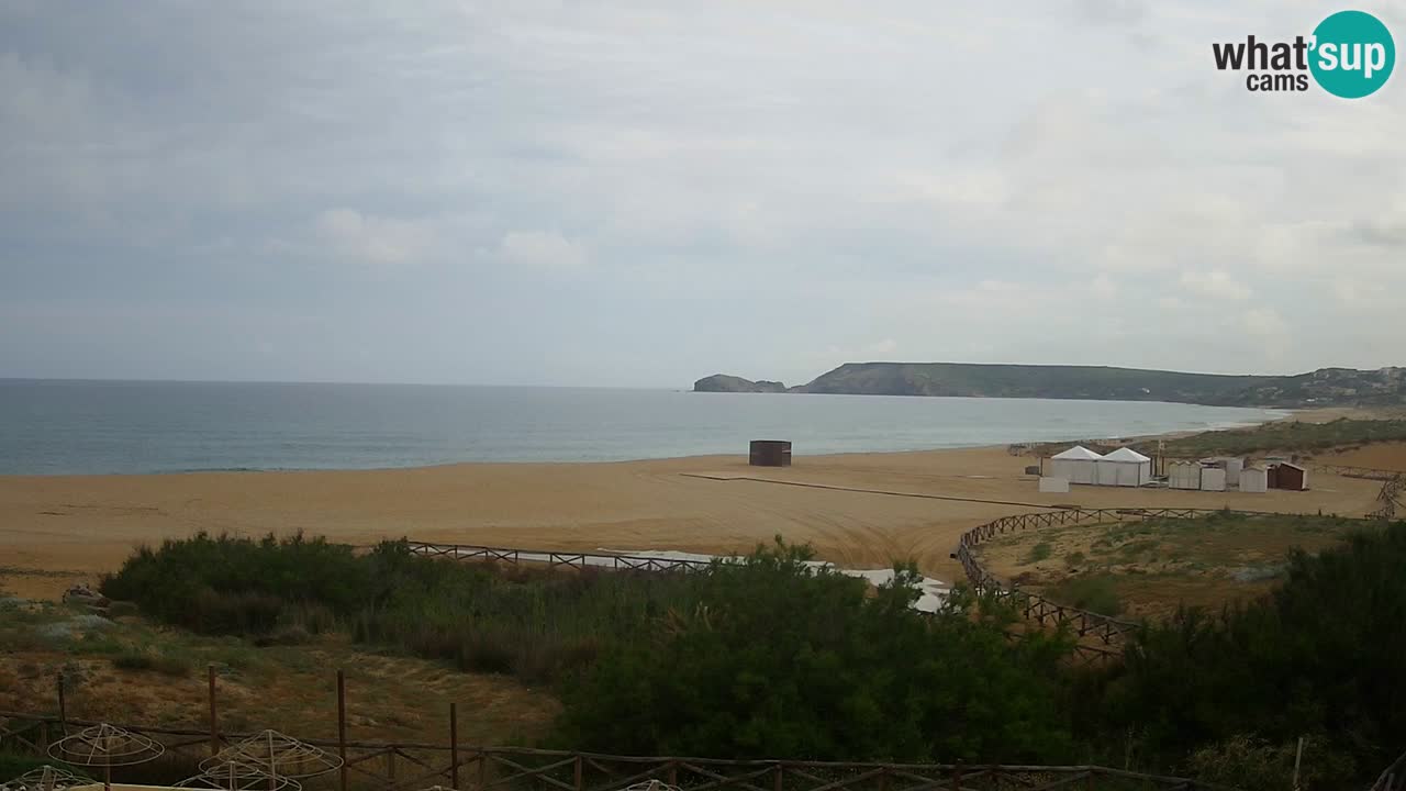 Webcam Torre dei Corsari – Vue en direct sur la plage depuis Punta Usai