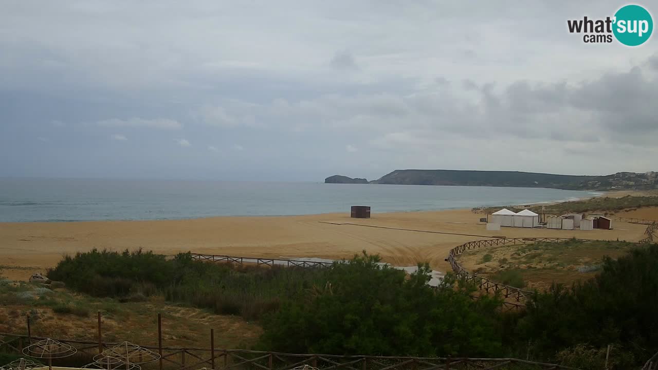 Webcam Torre dei Corsari – Vue en direct sur la plage depuis Punta Usai