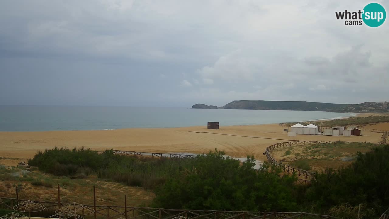 Webcam Torre dei Corsari – Vue en direct sur la plage depuis Punta Usai
