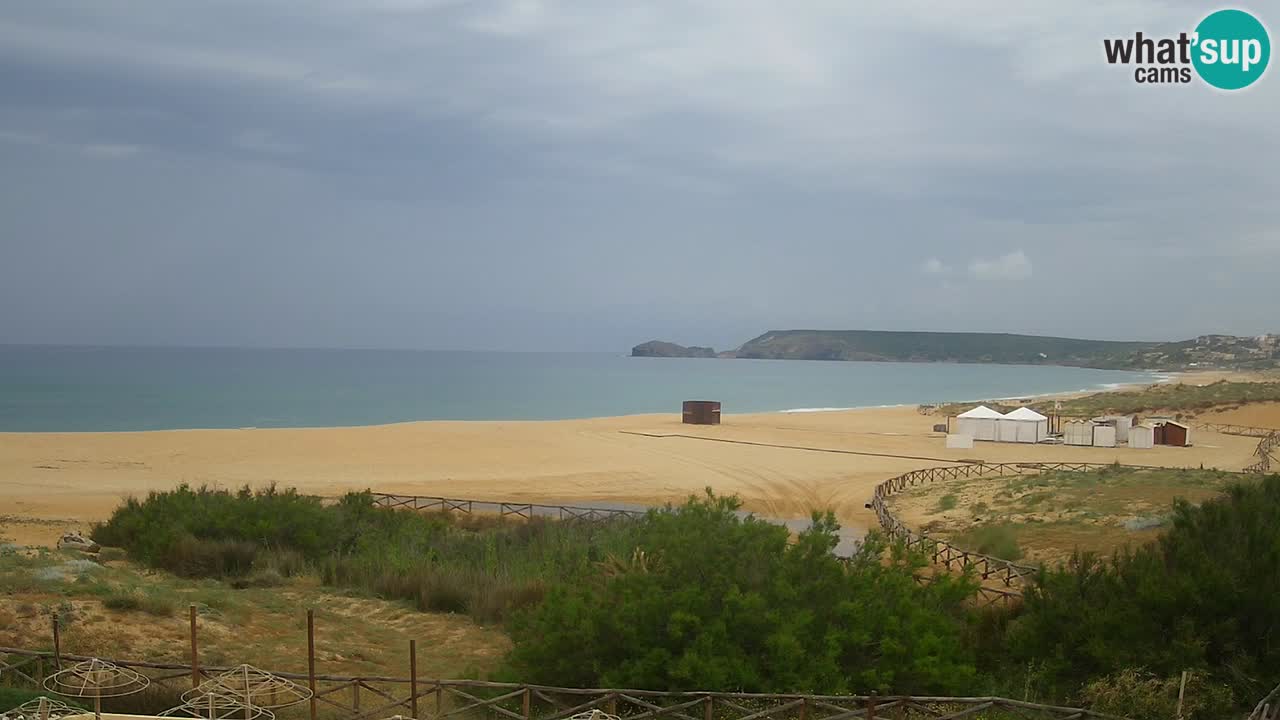 Webcam Torre dei Corsari – Liveblick auf den Strand von Punta Usai
