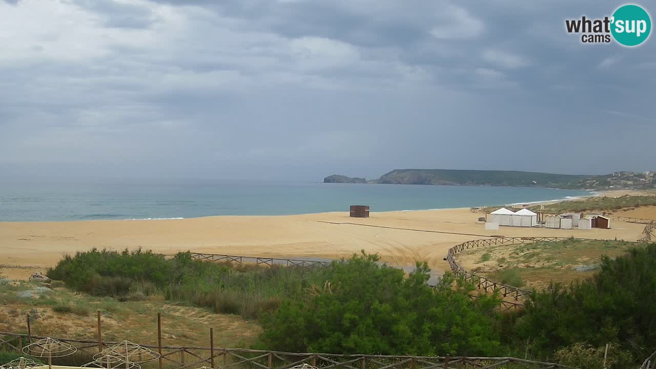Cámara web Torre dei Corsari – Vista en directo de la playa desde Punta Usai