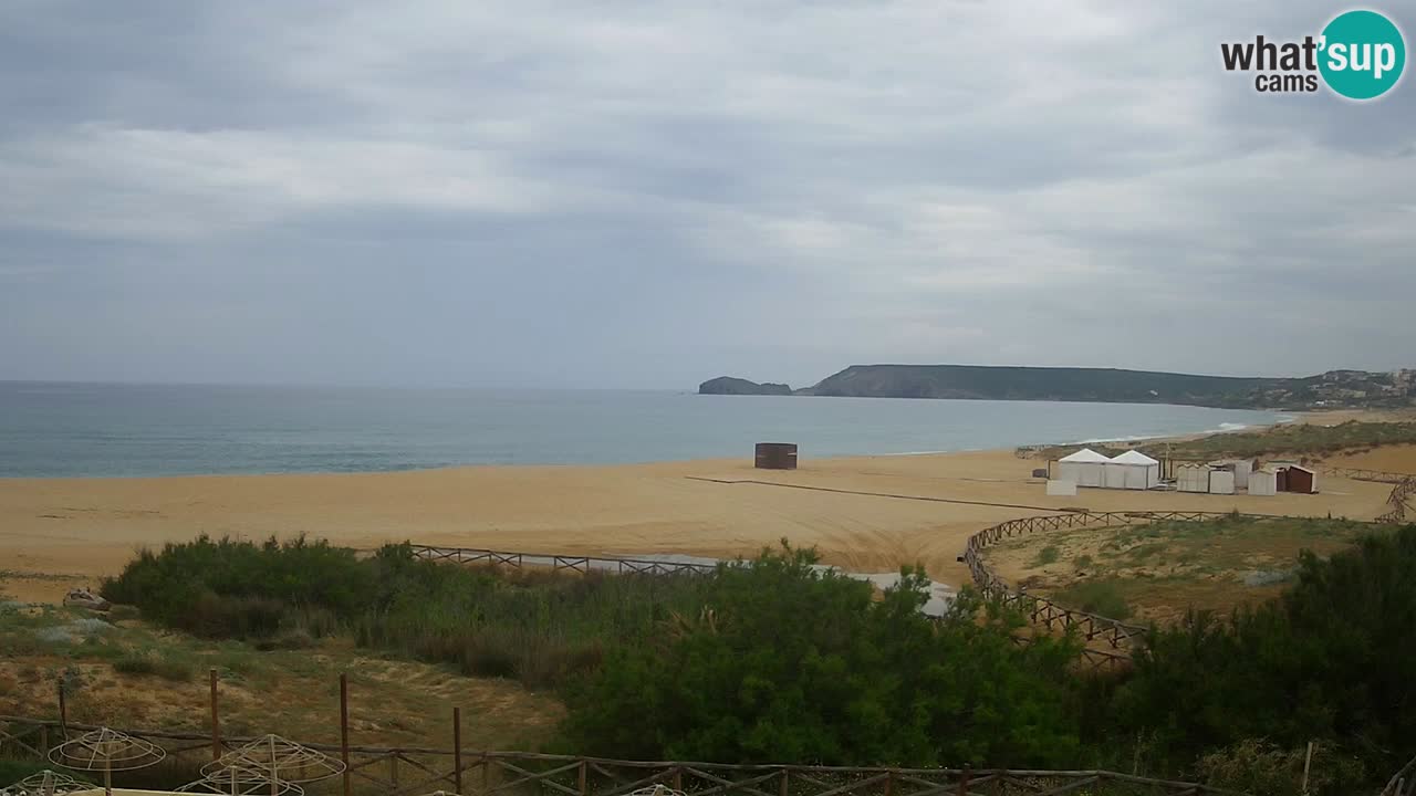 Cámara web Torre dei Corsari – Vista en directo de la playa desde Punta Usai
