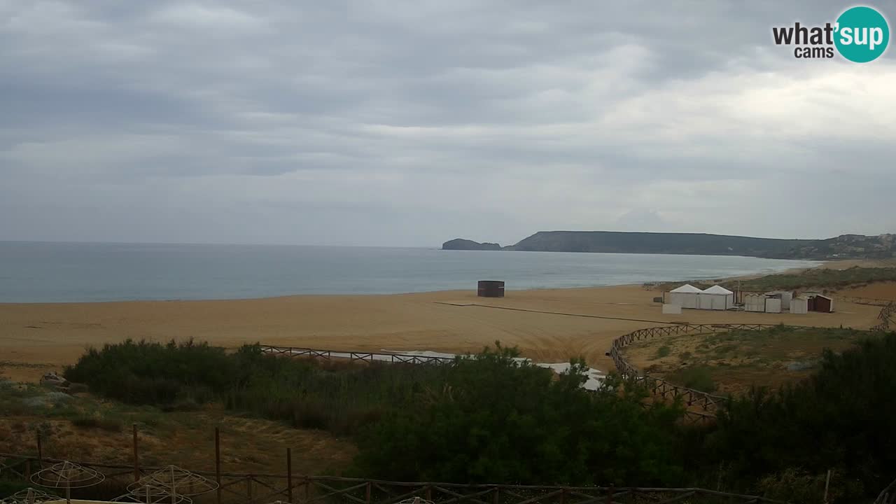 Webcam Torre dei Corsari – Vue en direct sur la plage depuis Punta Usai