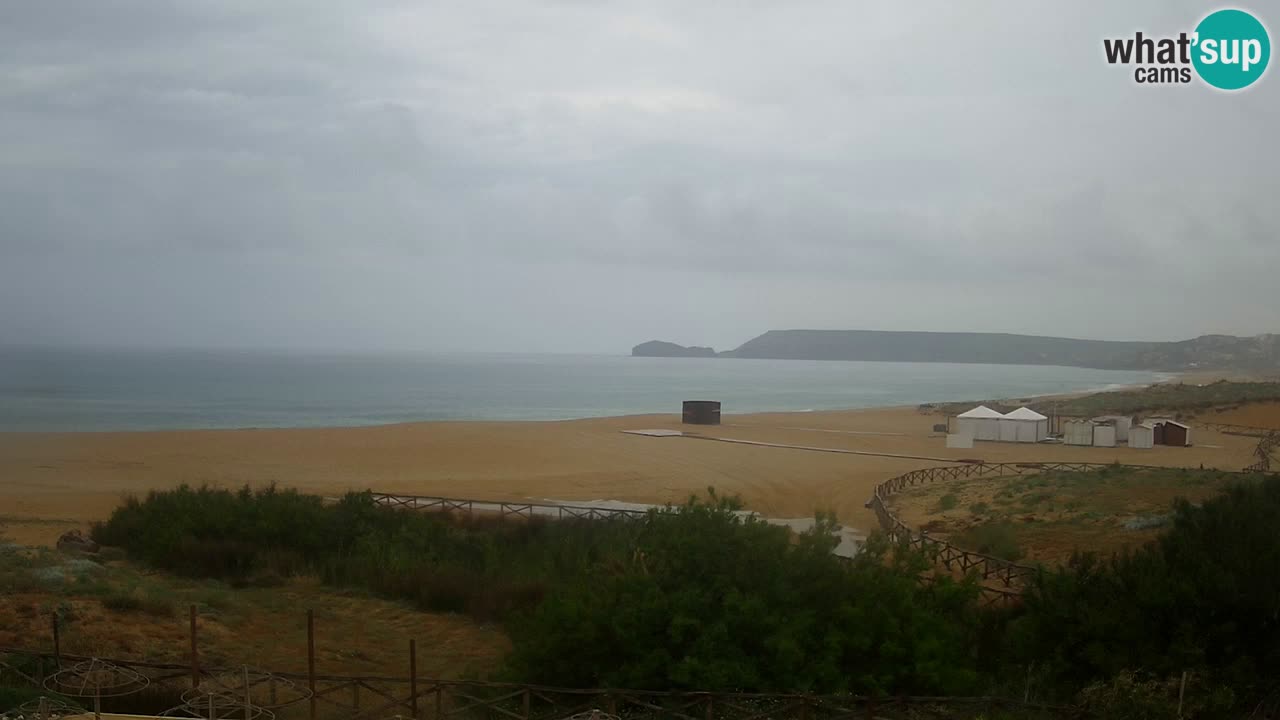 Cámara web Torre dei Corsari – Vista en directo de la playa desde Punta Usai