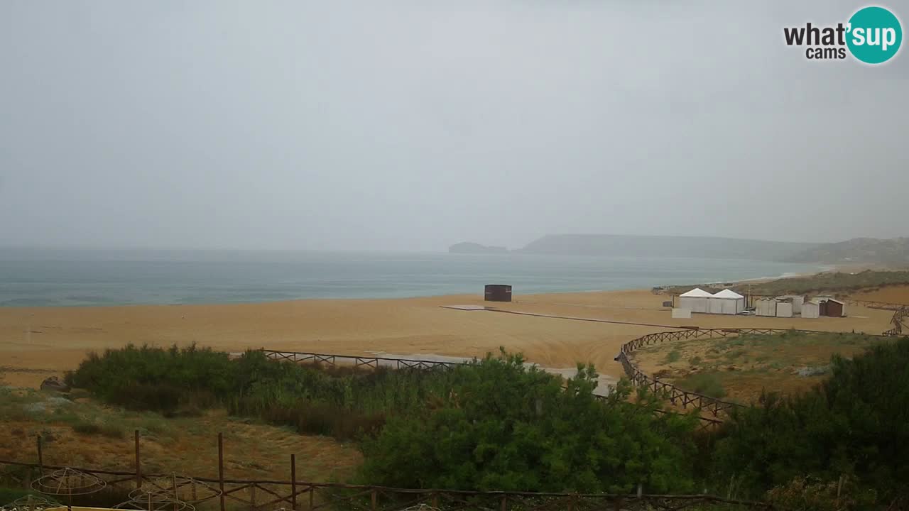 Webcam Torre dei Corsari – Liveblick auf den Strand von Punta Usai