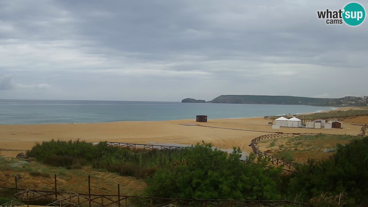 Webcam Torre dei Corsari – Vue en direct sur la plage depuis Punta Usai