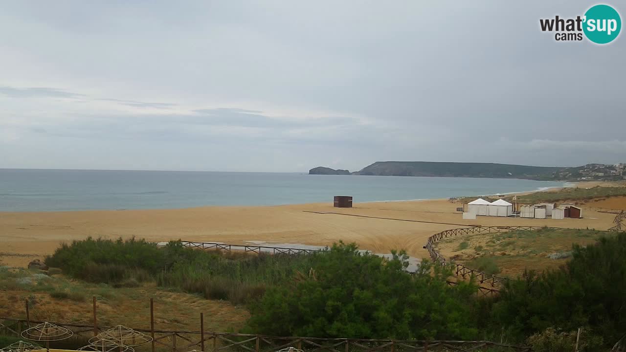 Webcam Torre dei Corsari – Vue en direct sur la plage depuis Punta Usai