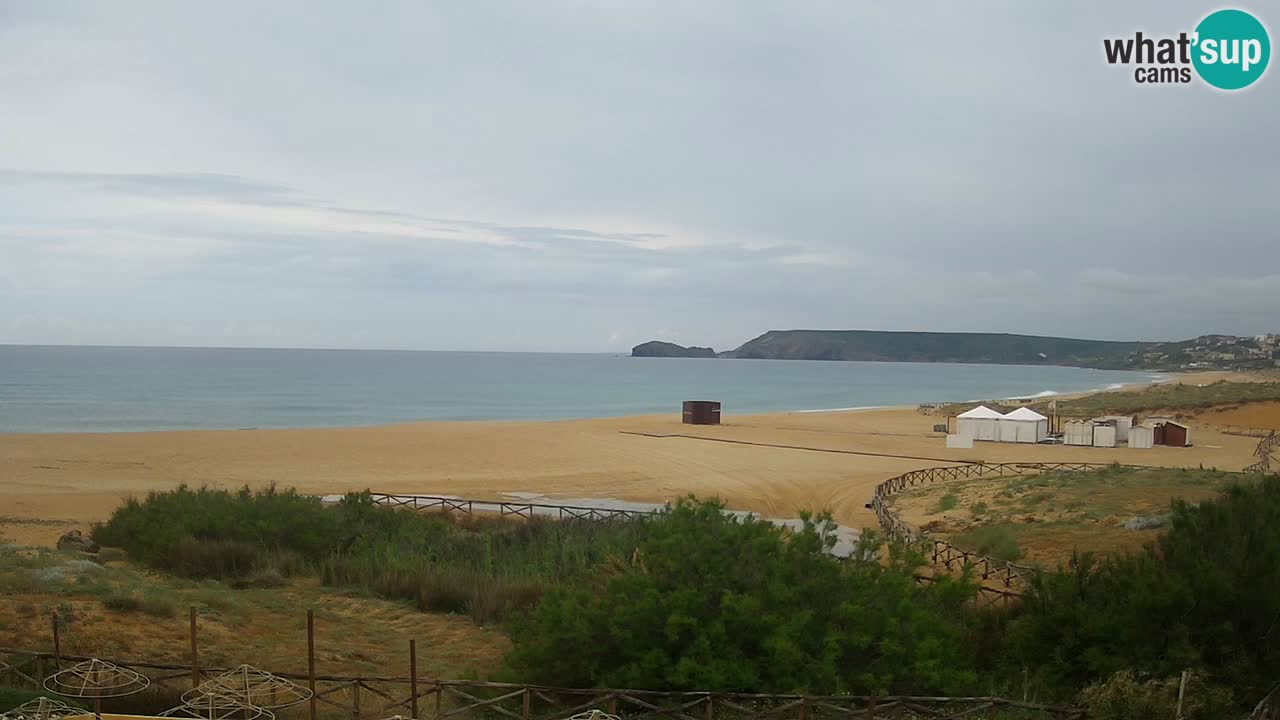 Cámara web Torre dei Corsari – Vista en directo de la playa desde Punta Usai